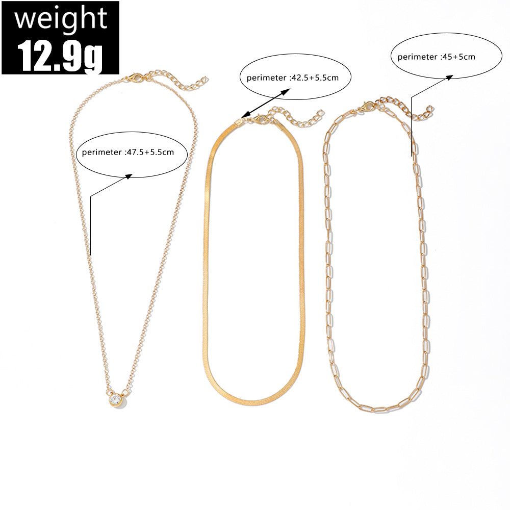 Preorder: Layered Gold Necklace Set