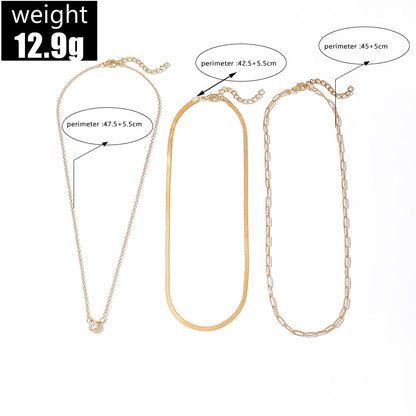 Preorder: Layered Gold Necklace Set