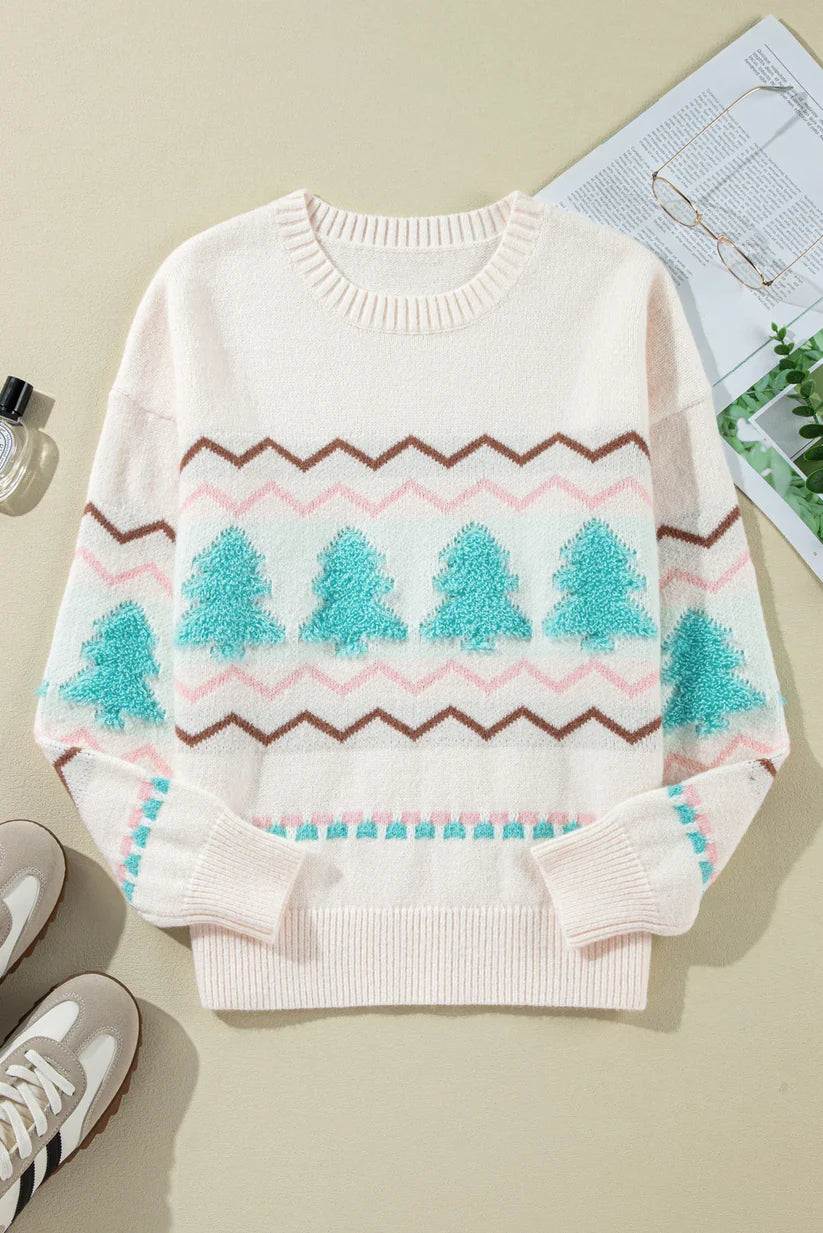 1-2 WEEK TAT: Mint Christma Sweater