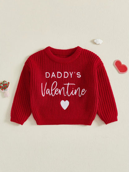 PREORDER: Mama's & Daddy's Valentine Knit Sweater 1.12.26