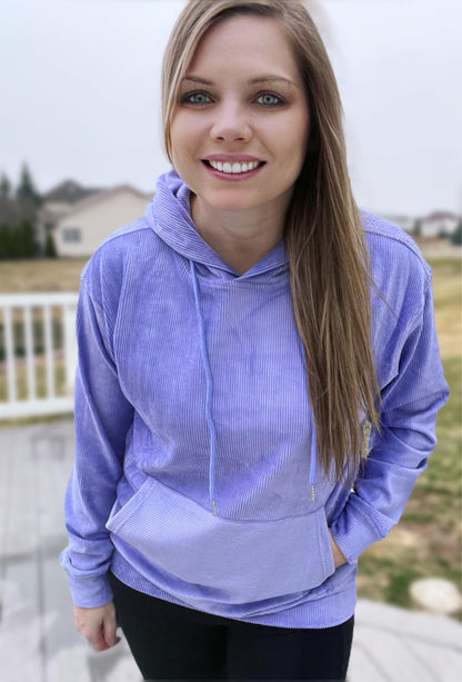 1 WEEK TAT:  THE CHARLIZE CORDUROY HOODIE (FOREVER3AM BRANDED)-
