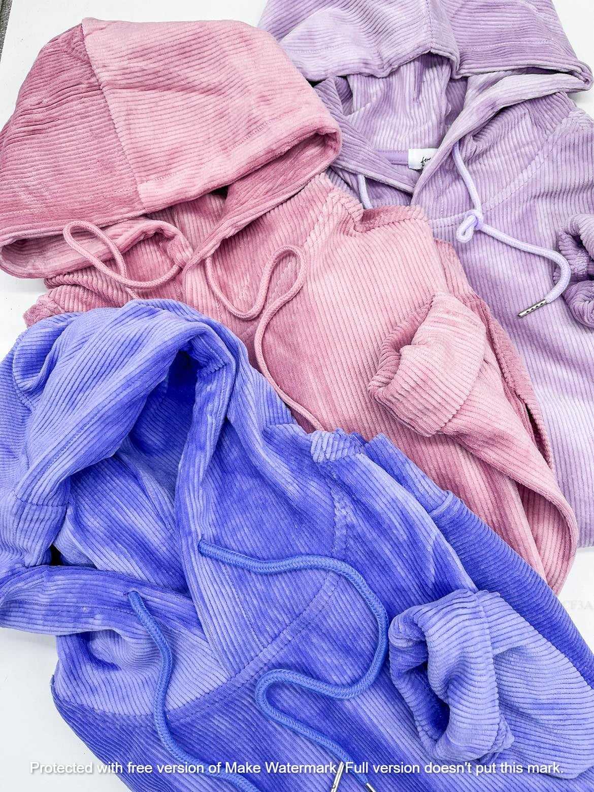 1 WEEK TAT:  THE CHARLIZE CORDUROY HOODIE (FOREVER3AM BRANDED)-