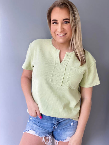1 WEEK TAT: The Kara Waffle Top-