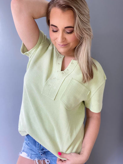 1 WEEK TAT: The Kara Waffle Top-