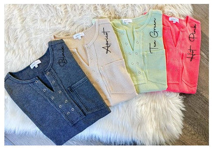 1 WEEK TAT: The Kara Waffle Top-