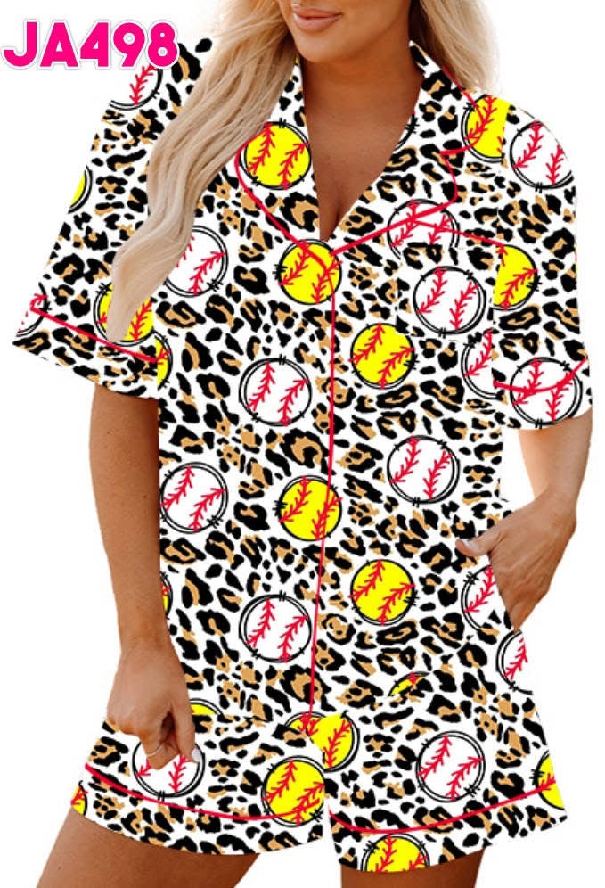 Custom Pajama Set - Shorts and Top