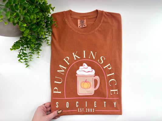 READY TO SHIP: MEDIUM - Pumpkin Spice Tshirt