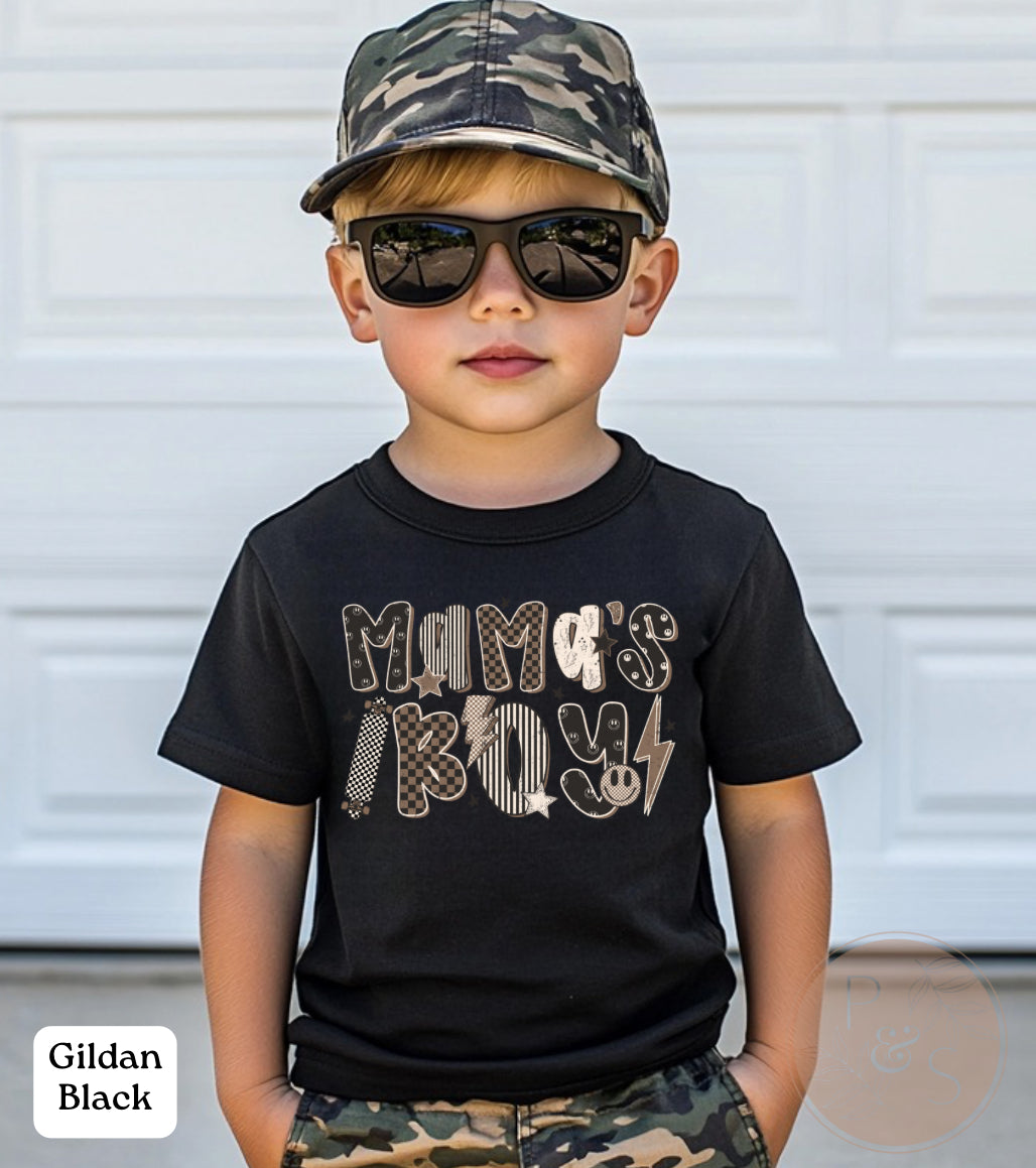 Neutral Mama’s Boy Stacked - YOUTH - Custom