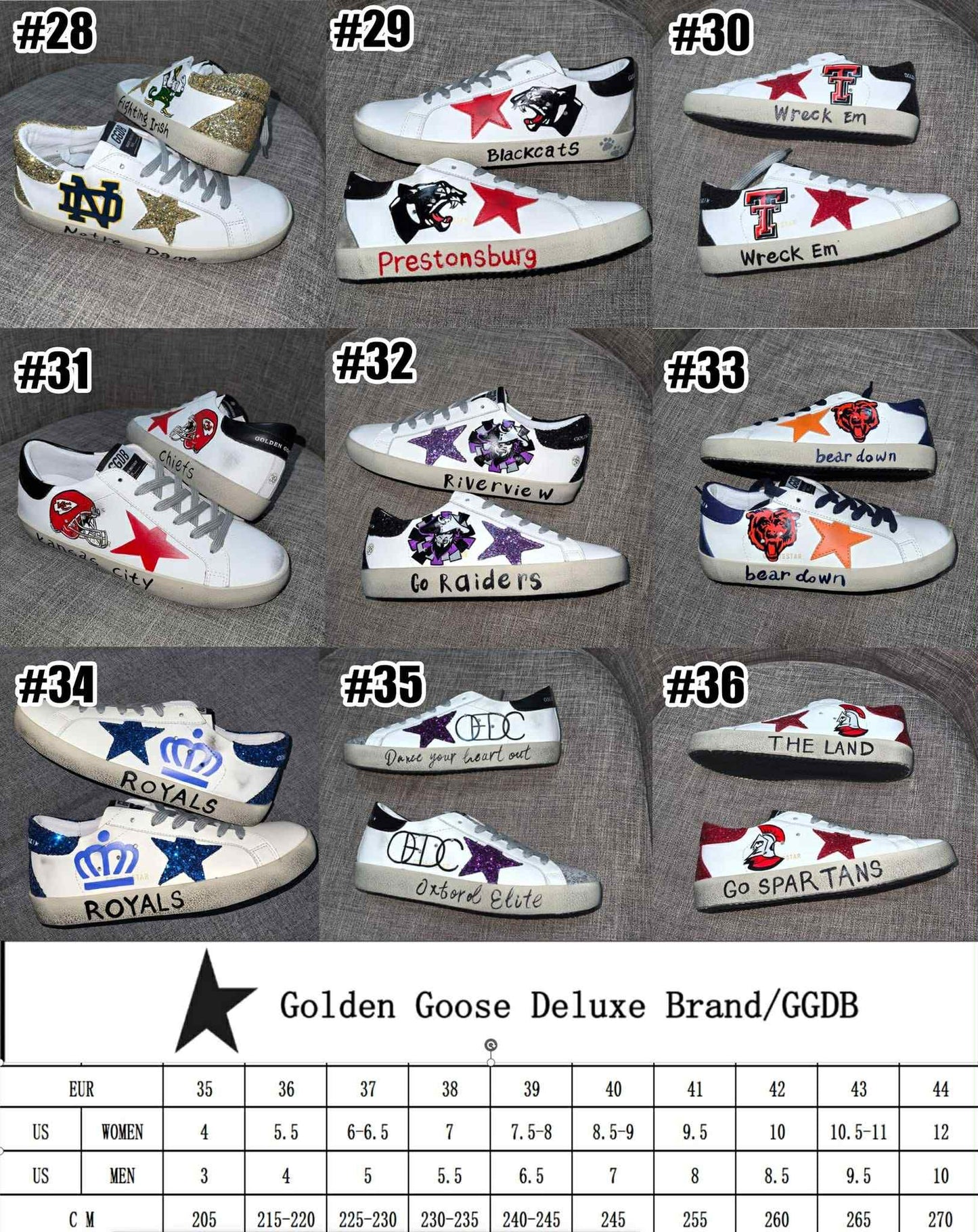 PREORDER: CUSTOM Tennis Shoes