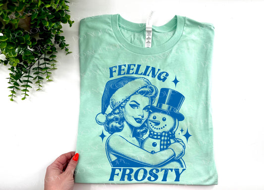 Feeling Frosty Vintage Lady - Custom