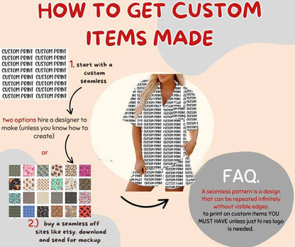 Custom Pajama Set - Shorts and Top