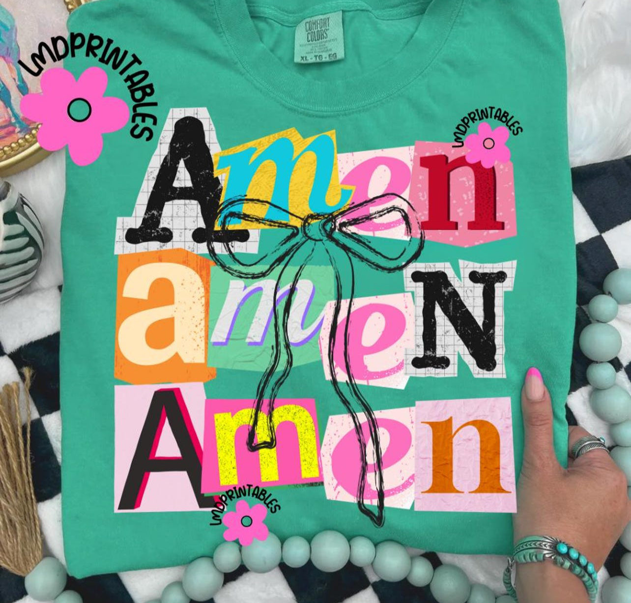 Amen Stacked Doodle - Custom