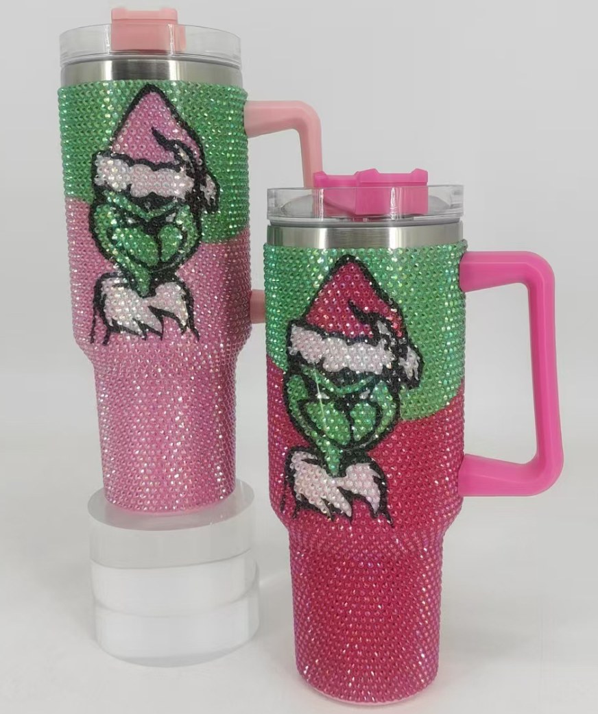 Rhinestone Christmas 40 oz Tumblers