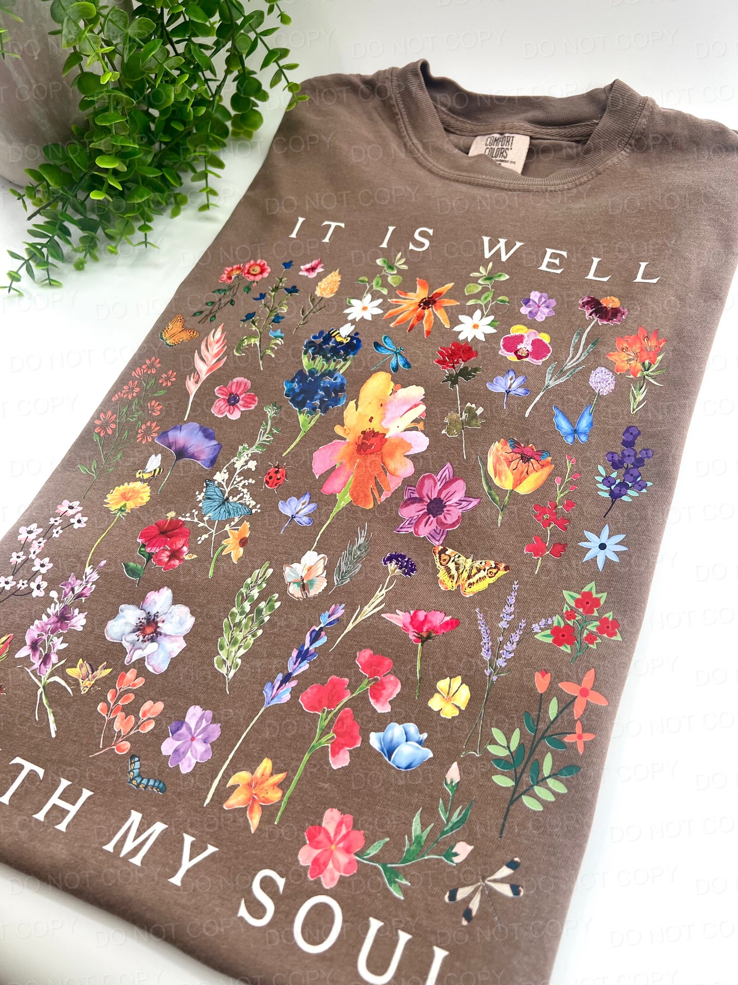 It Is Well With My Soul Wildflower Floral - Custom