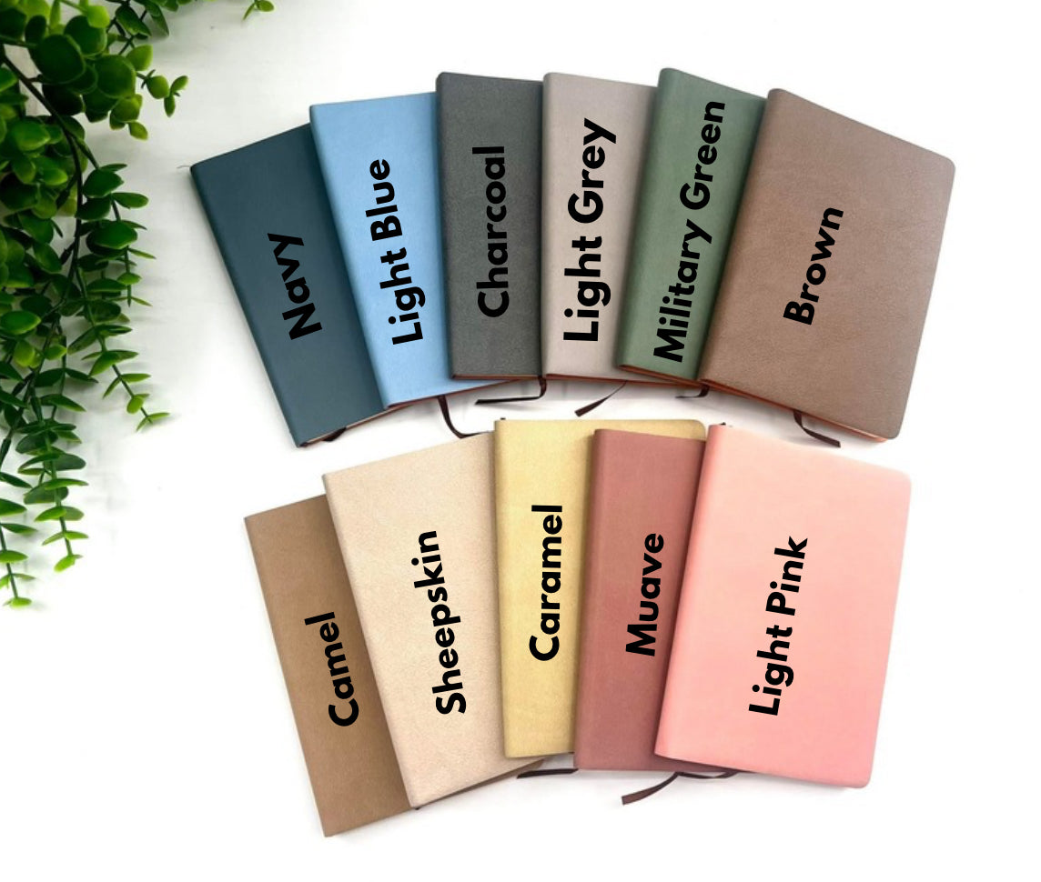 READY TO SHIP: 3.7x5.7” Leather Journal Notebook