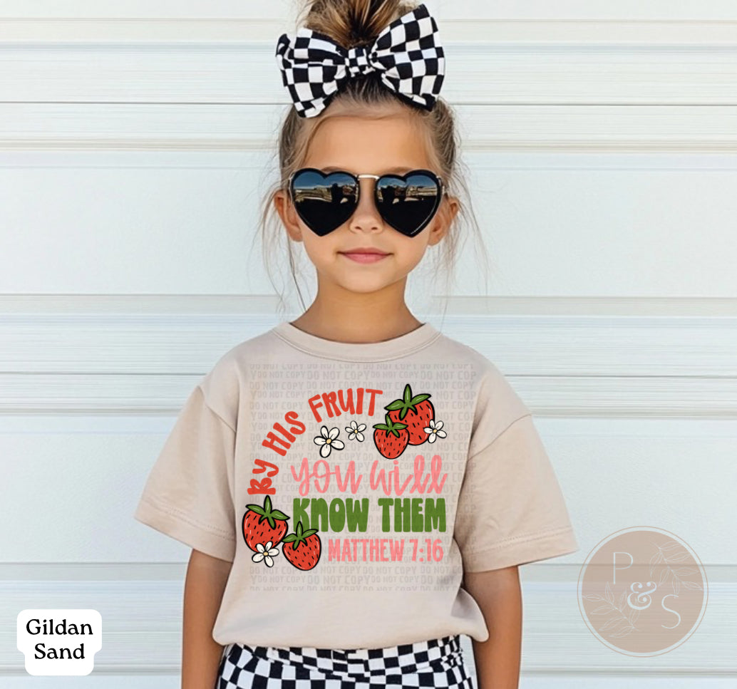By His Fruit You Will Know Them - YOUTH - Custom