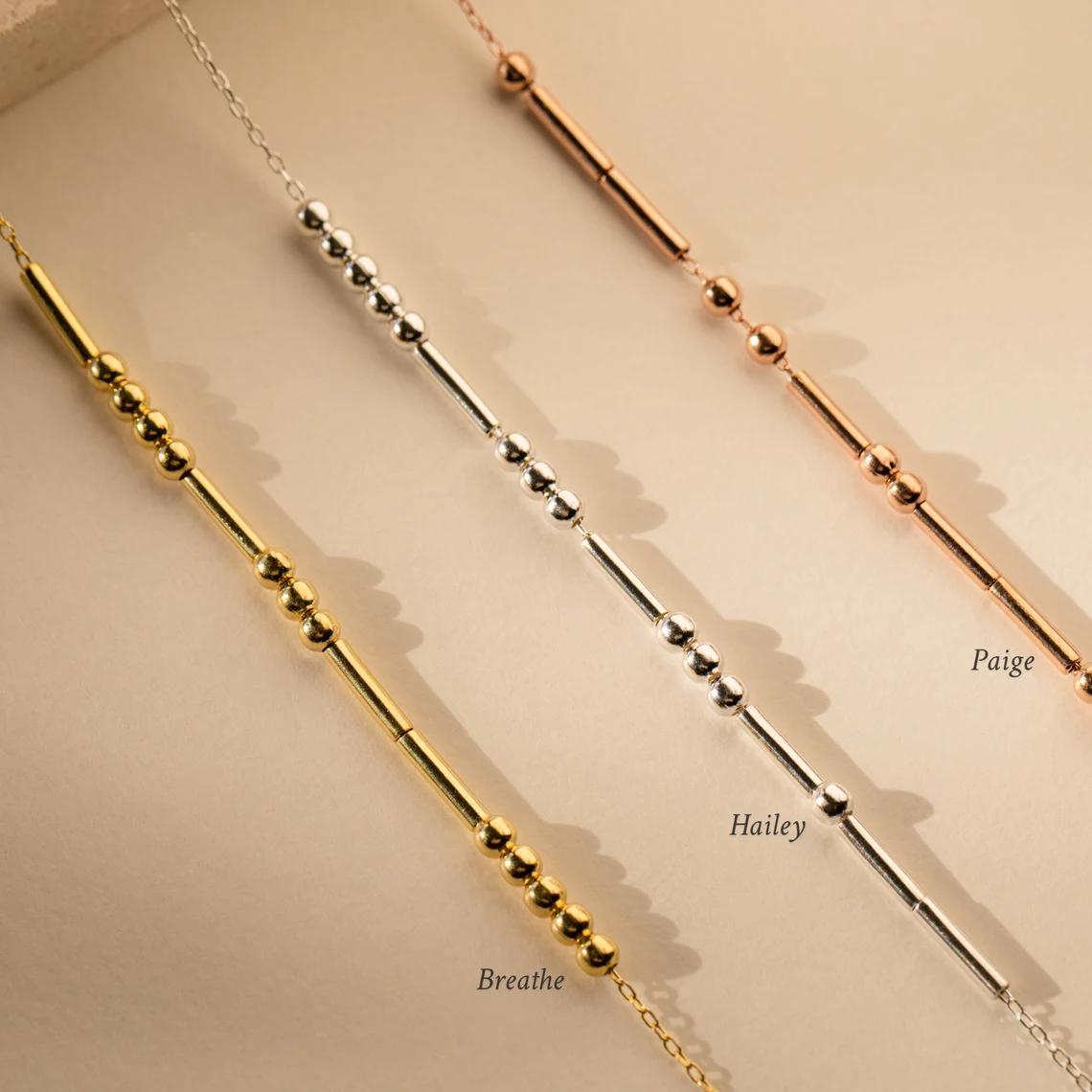 Preorder: Morse Code Necklaces