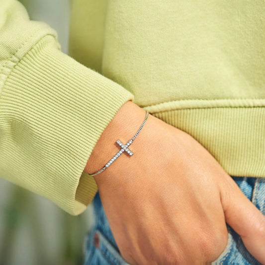 Preorder: Adjustable Cross Bracelet