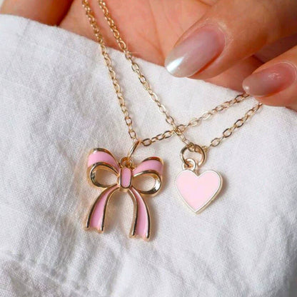 *RERUN: Sweetheart Bow Layered Necklace*
