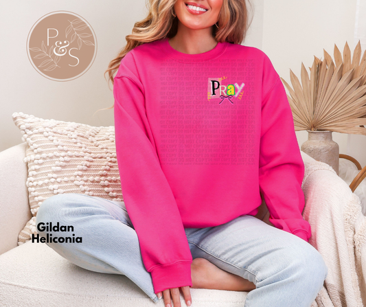 #34 - Pray Doodle - POCKET - DIRECT TO FILM PRINT ONLY