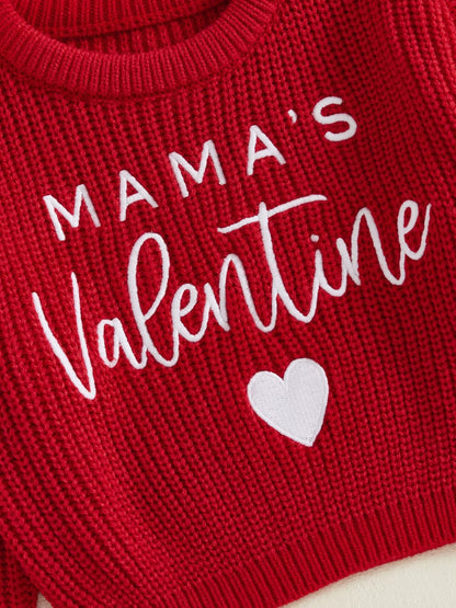 PREORDER: Mama's & Daddy's Valentine Knit Sweater 1.12.26
