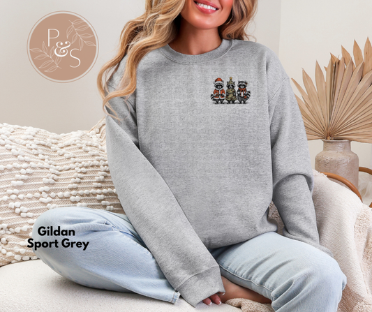 #60 - Raccoon Christmas - POCKET - DIRECT TO FILM PRINT ONLY