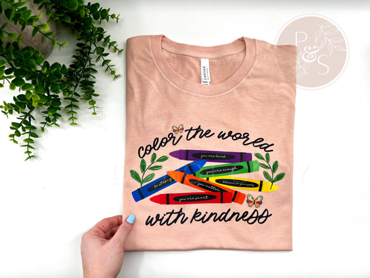 Color The World With Kindness - Custom