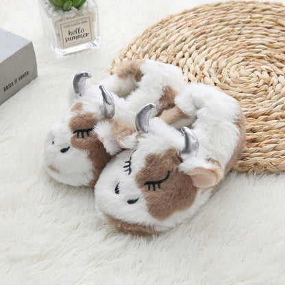 PREORDER: RERUN Cow Slippers - Adult & Kids