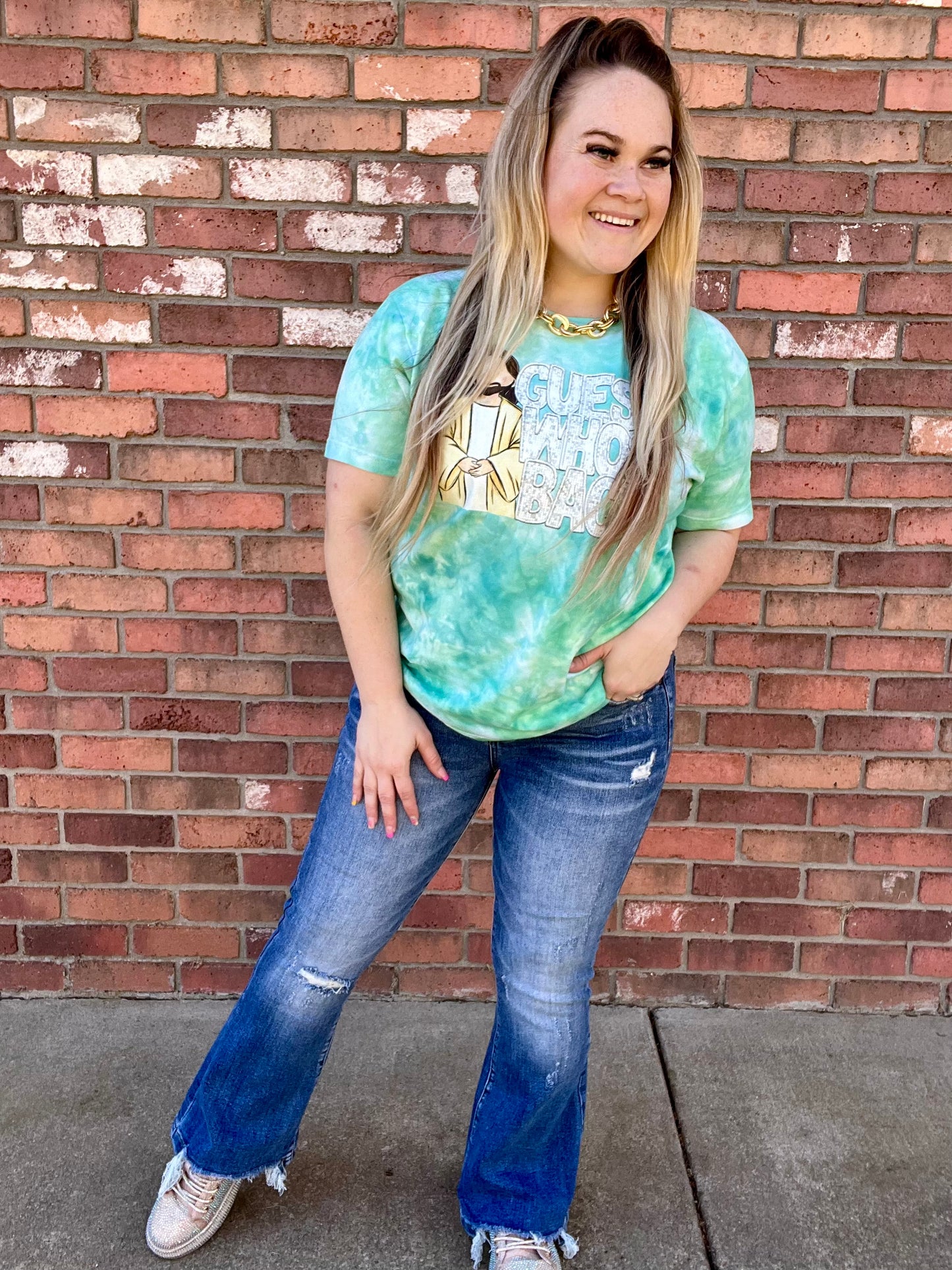 READY TO SHIP: 3XL - Guess Whos Back Dyed Tshirt