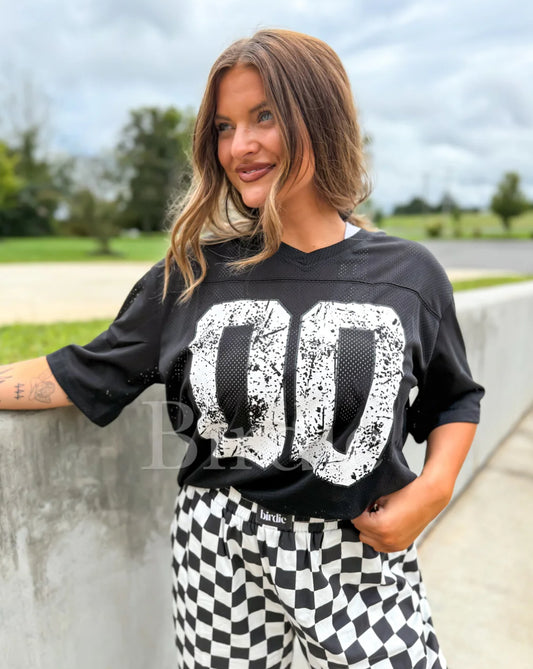 READY TO SHIP: Birdie Athletic Oversized Jersey In Black