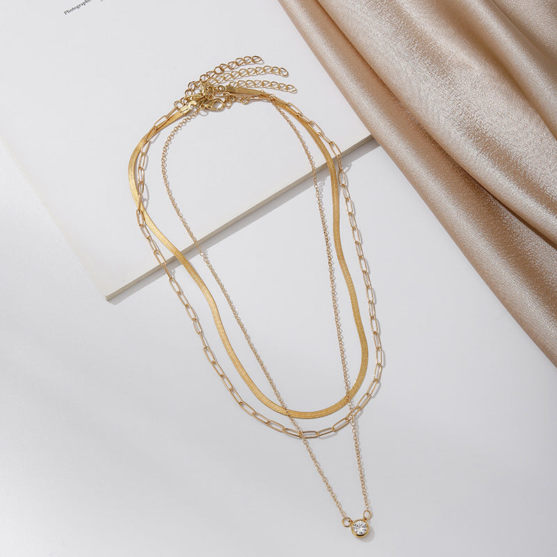 Preorder: Layered Gold Necklace Set
