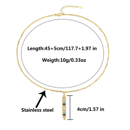 RTS: Natural Stone Healing Pendant Necklace