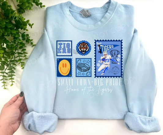 Small Town Big Pride Tigers Stamps - Custom