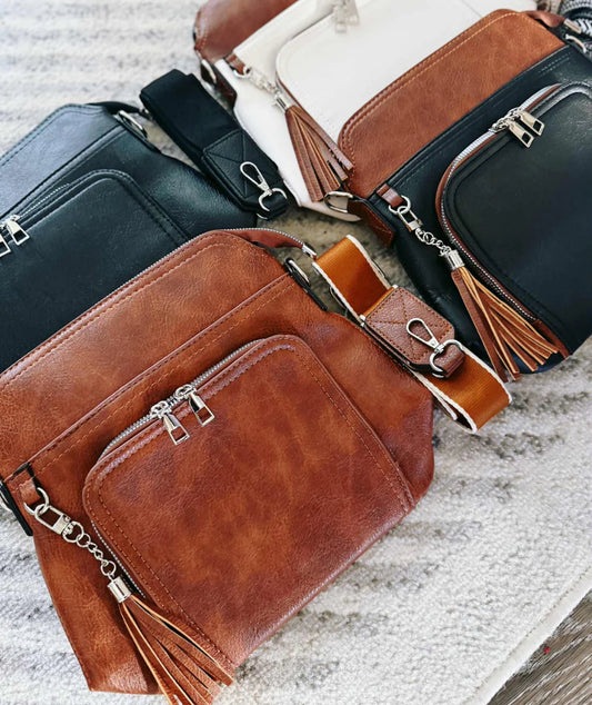 Boho Tassel Vegan Leather Sling ✨ETA 1-2 Weeks✨