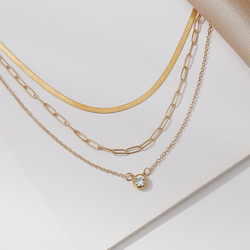 Preorder: Layered Gold Necklace Set