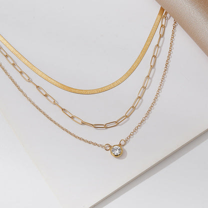 Preorder: Layered Gold Necklace Set