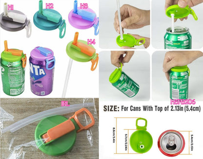 Soda Can Cover With Straw