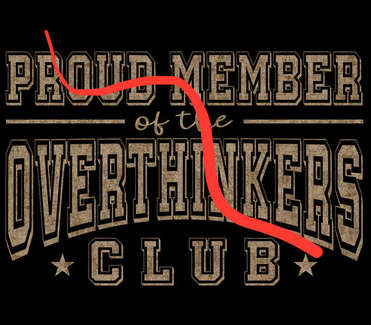 Proud Member Of The Overthinkers Club Tan - Custom