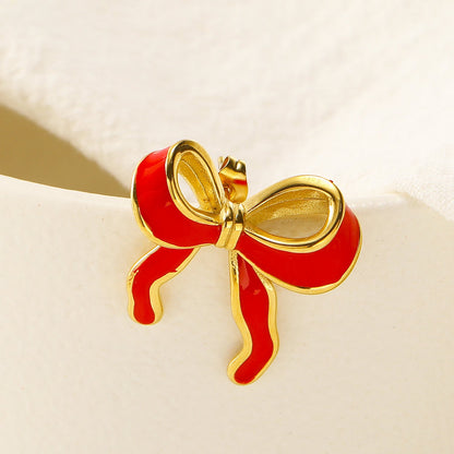 Preorder: Holiday Bow Earrings