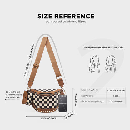 PREORDER: Studded Checker Sling 11.24.25