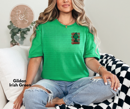 #177 - Gman Stacked - POCKET - DIRECT TO FILM PRINT ONLY