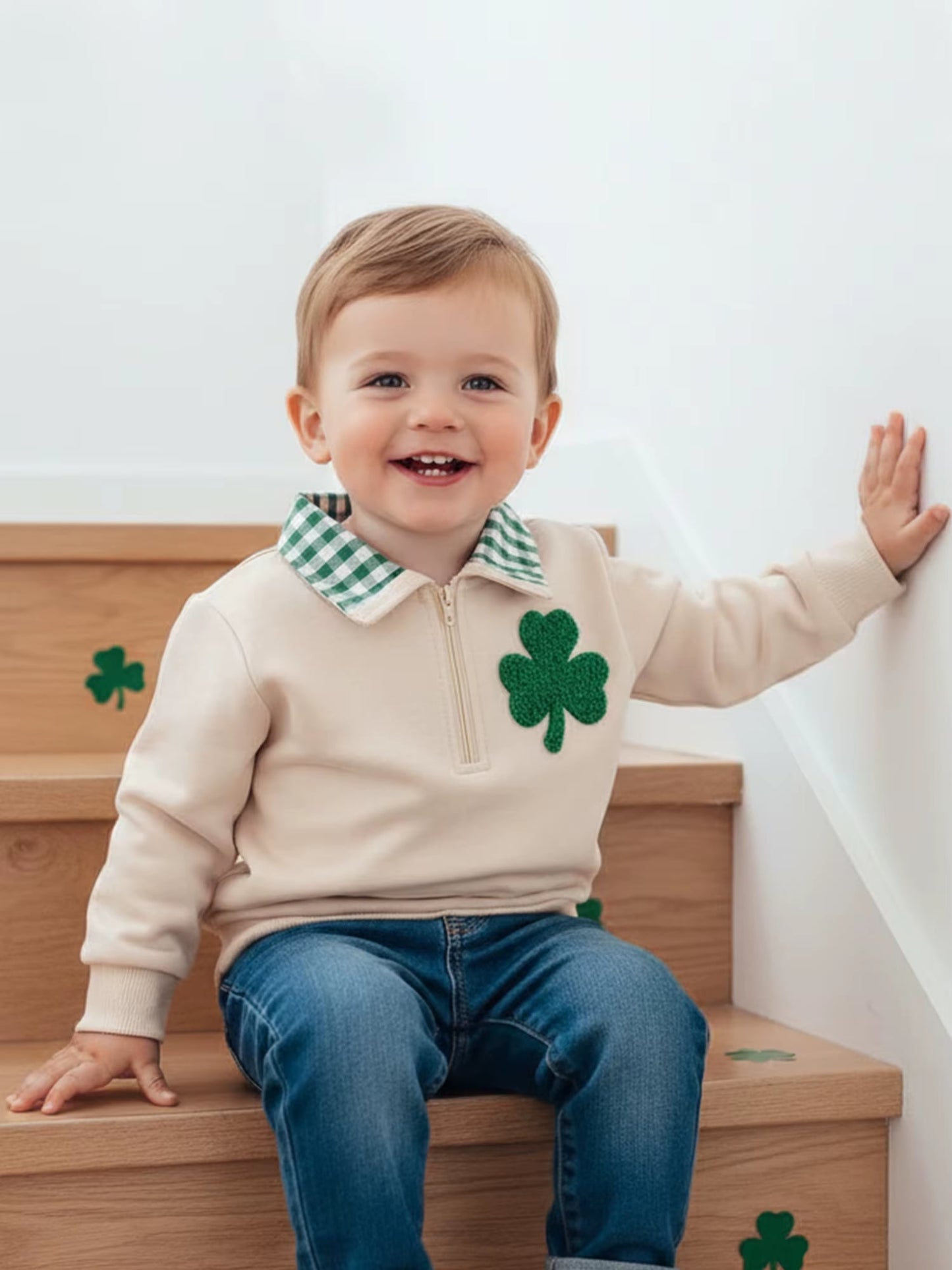 PREORDER: Little Lucky Shamrock Pullover 1.12.26
