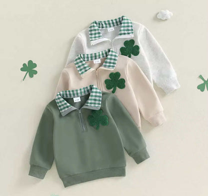 PREORDER: Little Lucky Shamrock Pullover 1.12.26