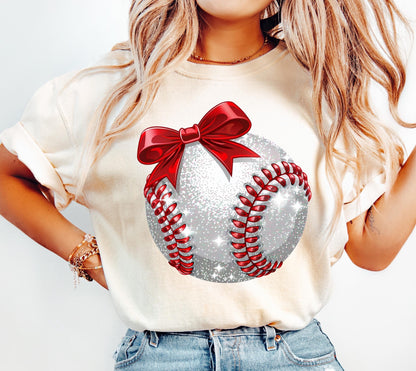 Baseball Coquette Faux Rhinestones - Custom
