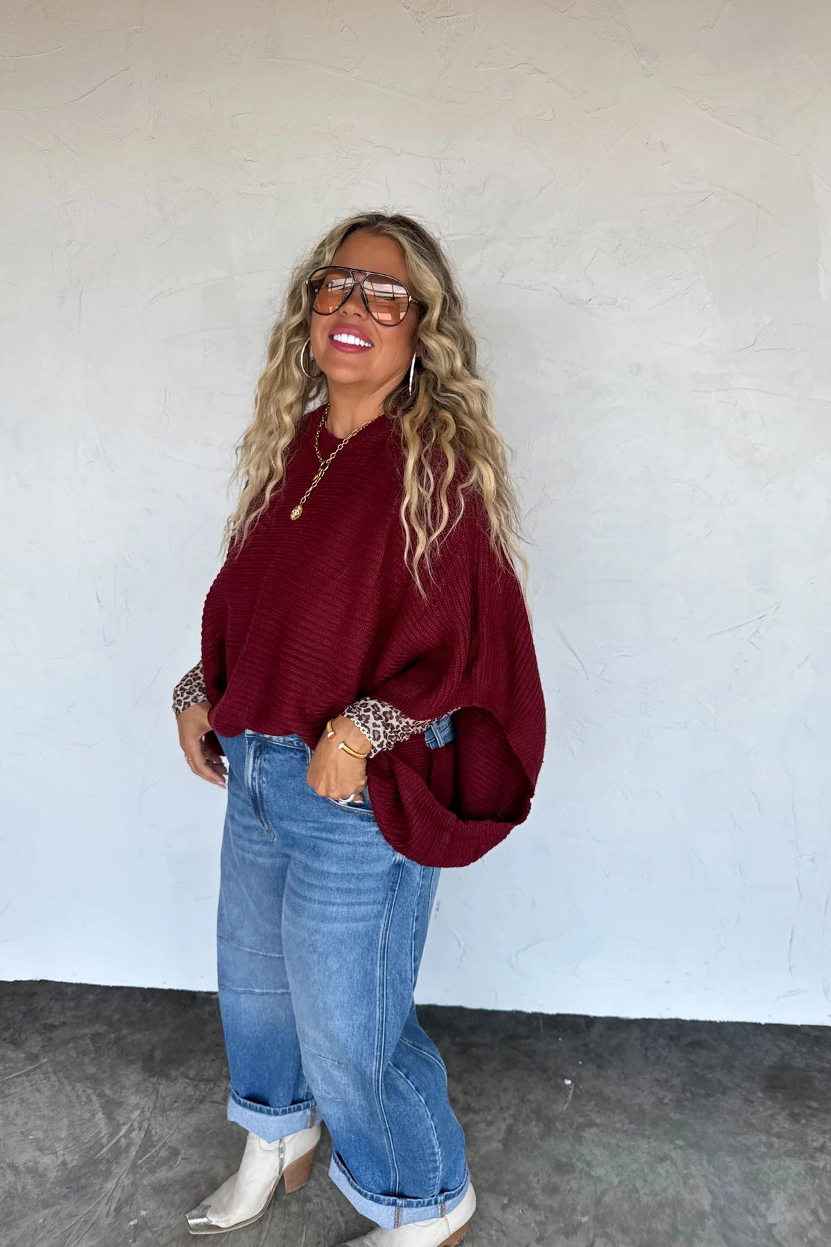 PREORDER - FALL MEG PULLOVER PONCHO ✨ETA MID NOVEMBER✨