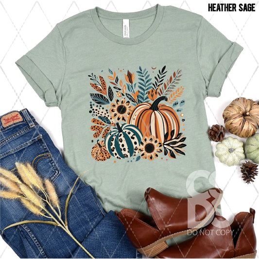 Painted Fall Pumpkins - DTF010865