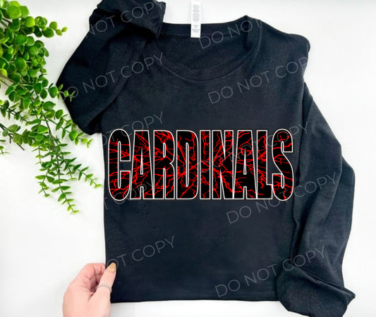 Cardinals Red and Black - Custom
