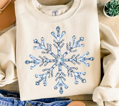 Snowflake Faux Rhinestones - Custom