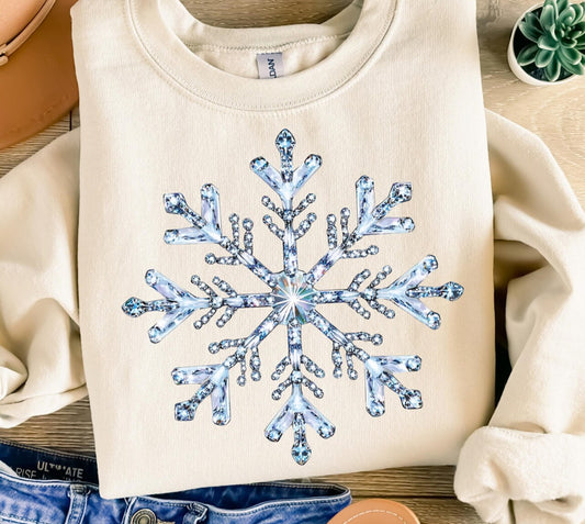 Snowflake Faux Rhinestones - Custom