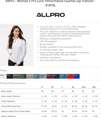 Quarter Zip Mascot Pullover